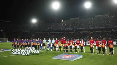 مباراة برشلونة وبريست في دوري أبطال أوروبا