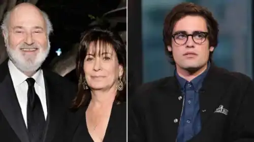 الابن نيك راينر، والمخرج روب راينر وزوجته ميشيل