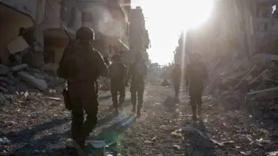 عناصر من الفرقة 162 الإسرائيلية في جباليا