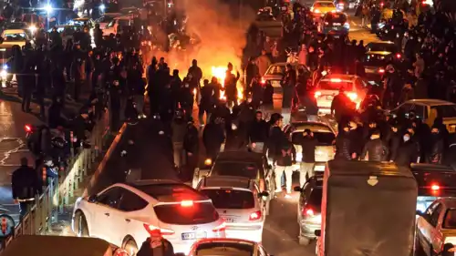 من الاحتجاجات الإيرانية