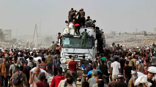 مواطنون فلسطينيون في غزة