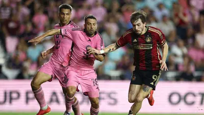 جوردي ألبا في مباراة إنتر ميامي وأتلانتا