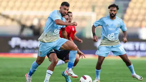 من مباراة الأهلي وحرس الحدود