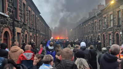 من أعمال الشغب في إيرلندا الشمالية