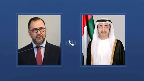 عبدالله بن زايد ووزير خارجية فنزويلا
