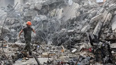 دمار في بيروت بسبب الغارات الإسرائيلية