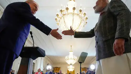 ترامب ورئيس الوزراء الهندي