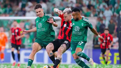 من مباراة الأهلي والريان