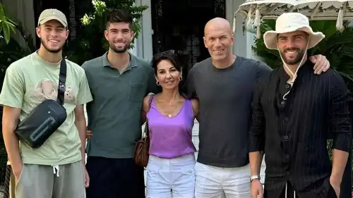 زين الدين زيدان وعائلته