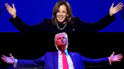 كامالا هاريس ودونالد ترامب
