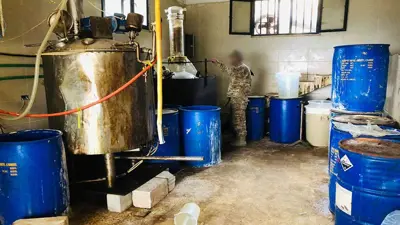 ضبط معمل لتصنيع الكبتاغون في لبنان