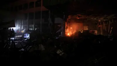 المدرسة المستهدفة بالغارة الإسرائيلية