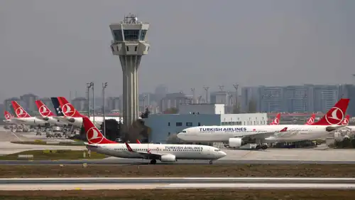 طائرة بوينغ 737-800 التابعة لشركة الخطوط الجوية التركية