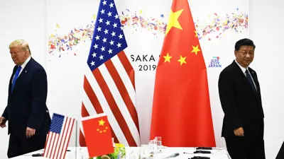 لقاء سابق بين شي جين بينغ ودونالد ترامب