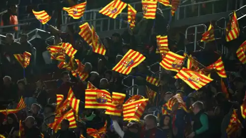 جماهير برشلونة الإسباني