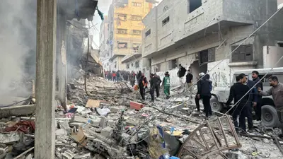 غارة إسرائيلية على قطاع غزة