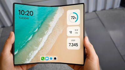 هاتف ثلاثي الطي من شركة سامسونغ