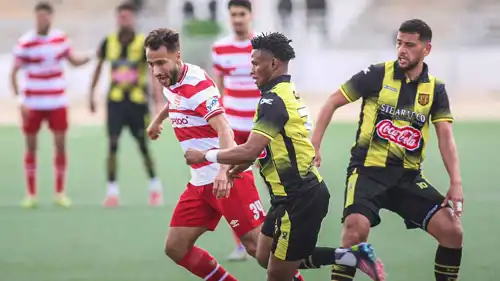 من مباراة الإفريقي واتحاد بنقردان