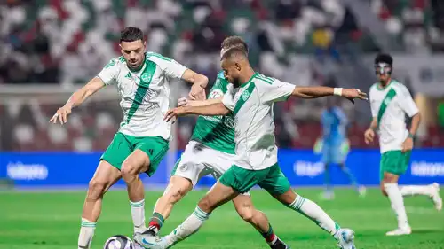 من مباراة الأهلي والاتفاق في دوري روشن