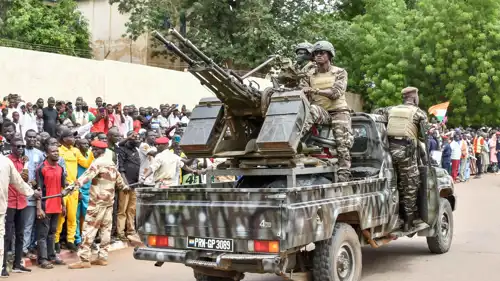 مركبة مسلحة تابعة للجيش النيجري