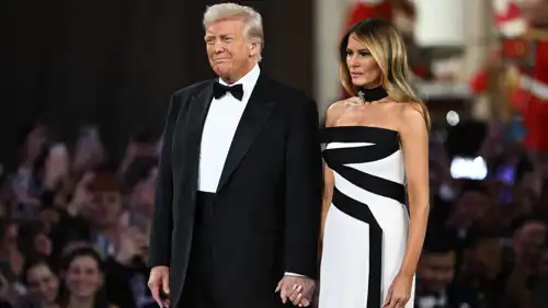 دونالد ترامب وميلانيا من حفل التنصيب 