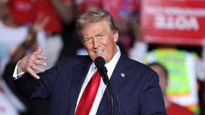 ترامب في تجمع انتخابي