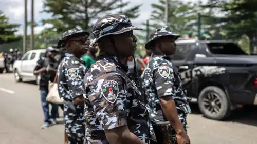 أفراد من الشرطة النيجيرية