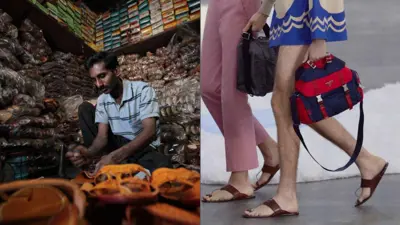 حذاء تشابال كولهابوري الهندي