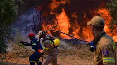 حرائق الغابات في اليونان