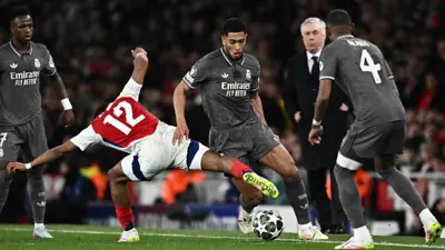 جود بيلينغهام في مباراة ريال مدريد وآرسنال 