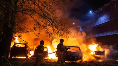 هجوم روسي سابق على كييف