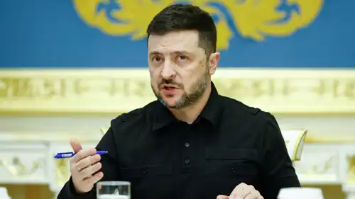 الرئيس الأوكراني فولوديمير زيلينسكي