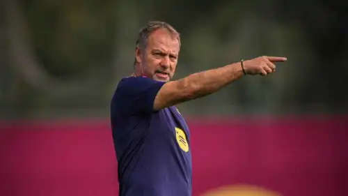 هانز فليك مدرب برشلونة الإسباني