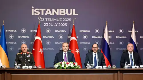 من المفاوضات الروسية الأوكرانية السابقة في تركيا