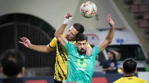 مباراة الوحدات والحسين إربد في الدوري الأردني