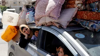 نازحون في رفح