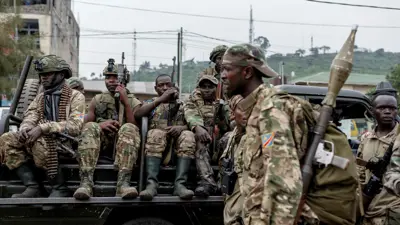 أعضاء من جماعة إم 23 المتمردة