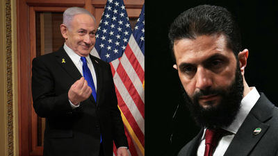 بنيامين نتنياهو وأحمد الشرع