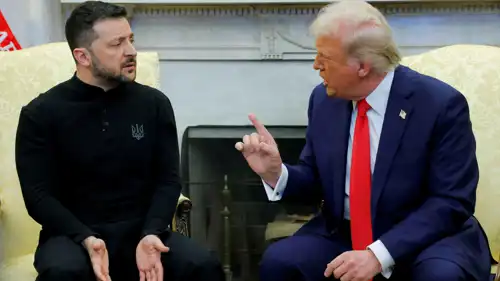ترامب وزيلينسكي في لقاء سابق