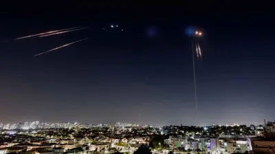 هجوم إيراني سابق على إسرائيل 