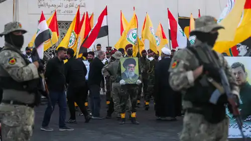 عناصر في قوات الحشد الشعبي