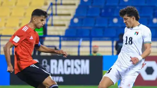 مباراة فلسطين وليبيا في تصفيات كأس العرب