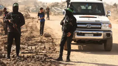 مقاتلون من حماس في غزة