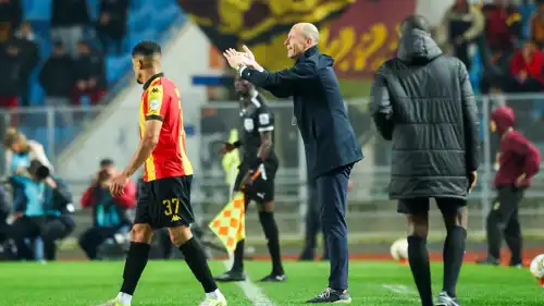 ياس توروب خلال مباراة الأهلي والترجي