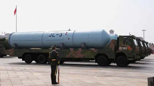 جانب من استعراض الجيش الصيني 