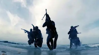 عناصر من القوة البحرية في حماس