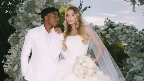 إندريك وزوجته غابرييلي ميراندا