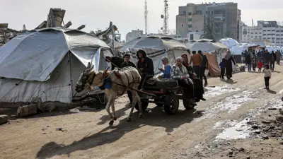 نازحون في قطاع غزة