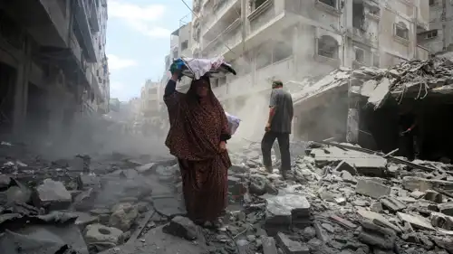 موقع غارة إسرائيلية على غزة