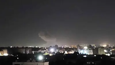 آثار الغارات الأمريكية على صنعاء السبت